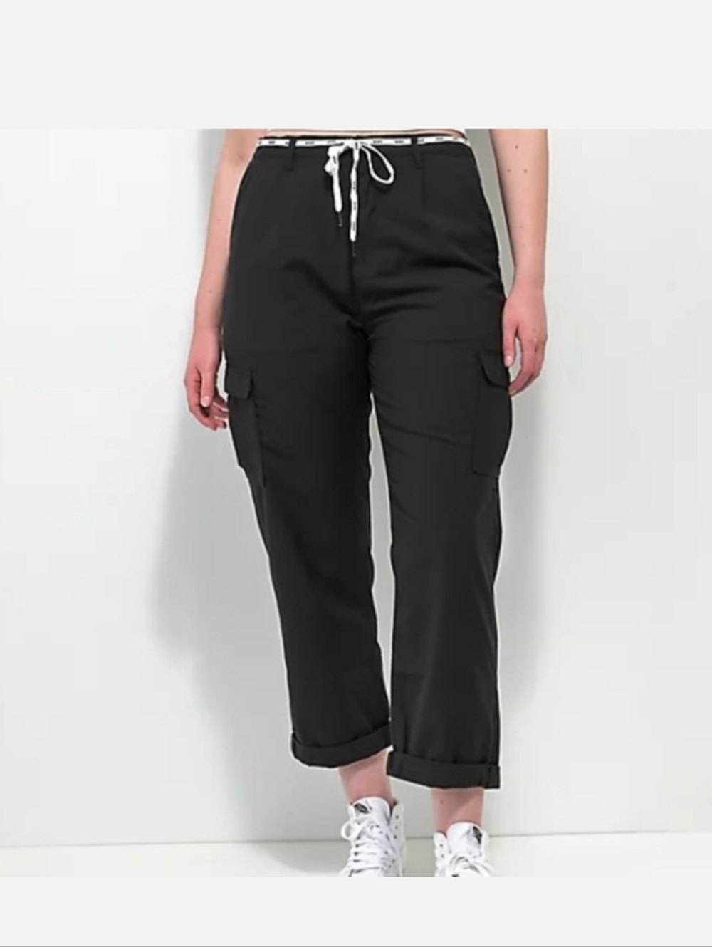 Vans Pleated Cargo Pant W Vans Shoe String Belt